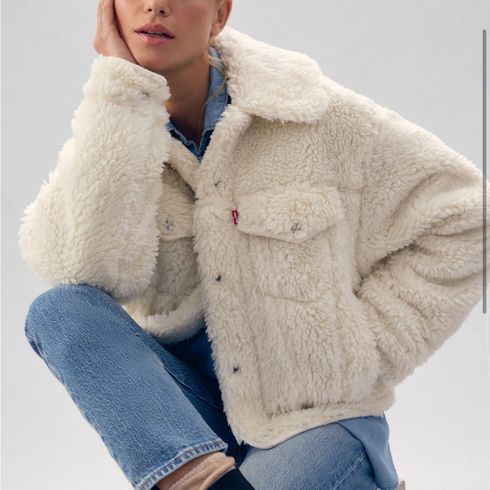 Levi Baby Bubble Sherpa Trucker Jacket